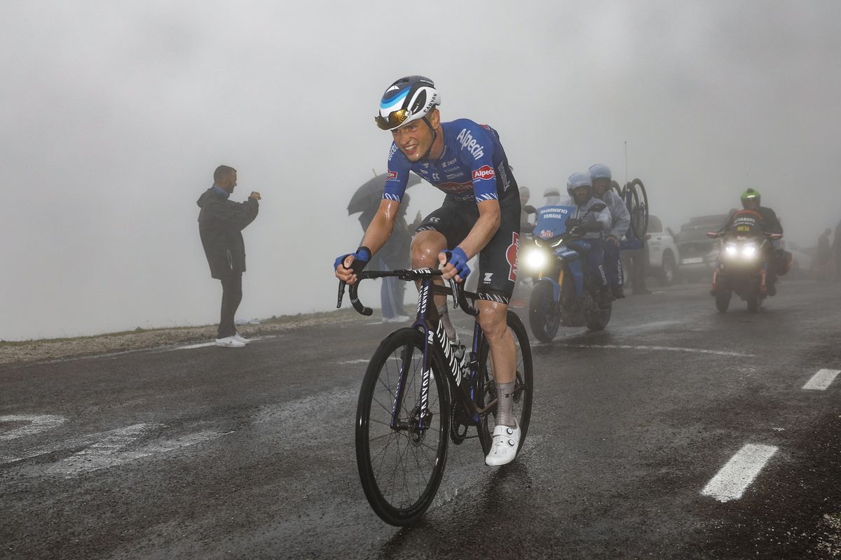 Vuelta Espana 2022 - 77th edition - 6th stage - Bilbao - Pico Jano 181,2 km - 25/08/2022 - Jay Vine (AUS - Alpecin - Fenix) - photo Luis Angel Gomez/SprintCyclingAgency&Acirc;&copy;2022