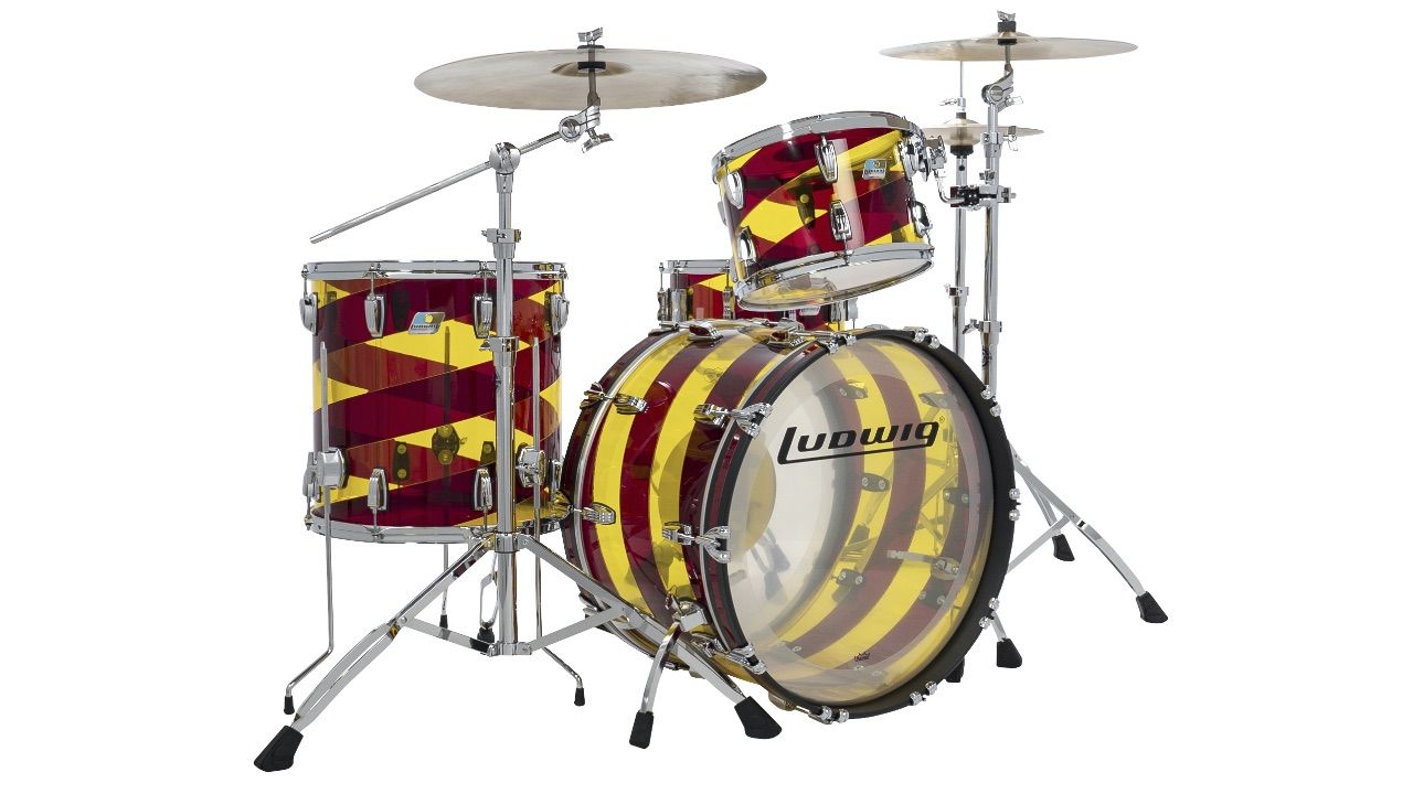Ludwig Vistalite 50th anniversary finishes