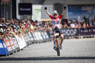Elite Women Cross Country - Puck Pieterse wins World Cup with dominant performance in heat of Leogang