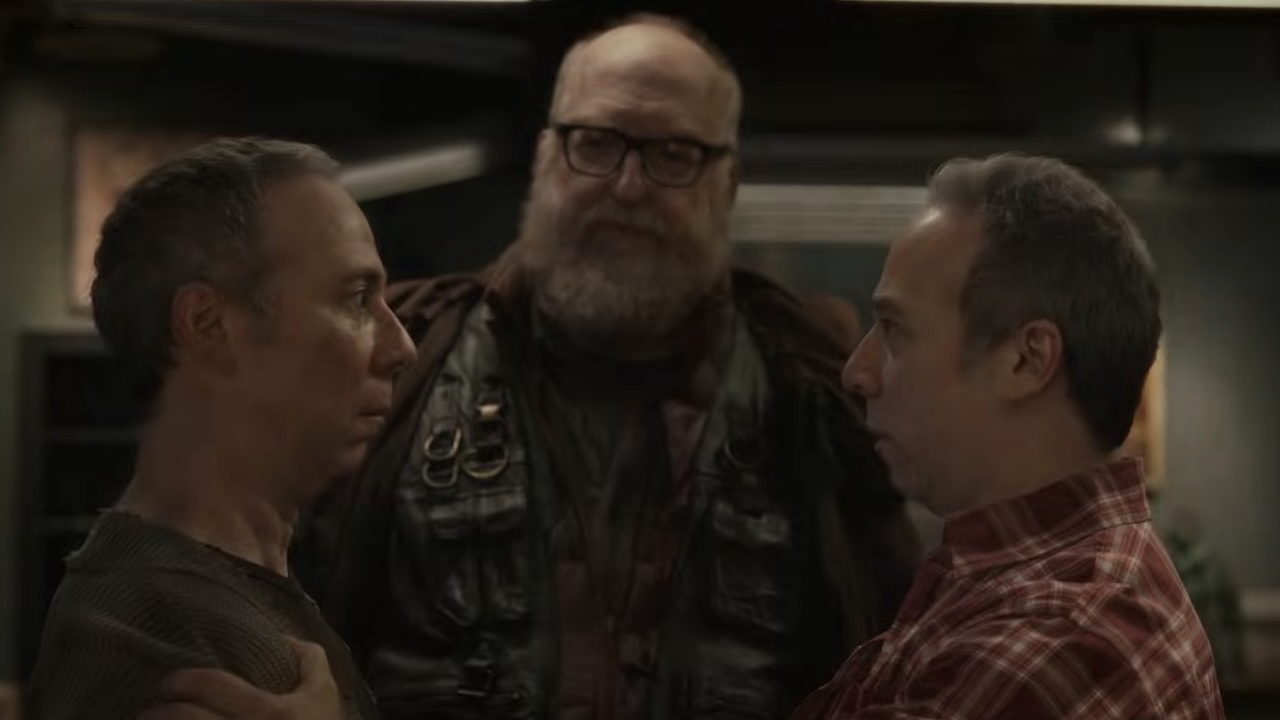 Stuart from another timeline talking to Prime Stuart in Stuart Fails to Save the Universe