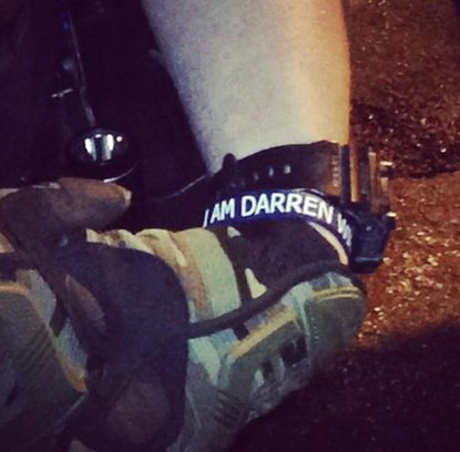 Ferguson police department bans officers from wearing 'I am Darren Wilson' bracelets