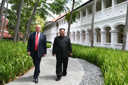 President Trump and North Korean leader Kim Jong Un