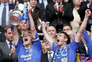 Terry and Lampard both also collected FA Cup winners' medals (Martin Rickett/PA)