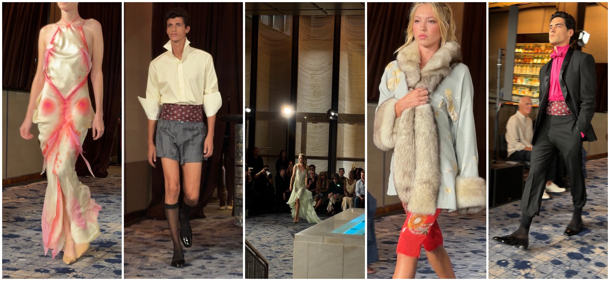 collage of Alexis Badiyi New York Fashion Week photo diary