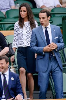 Pippa and James Middleton at Wimbledon 2012