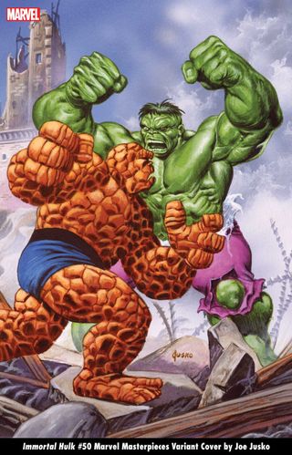 Joe Jusko's Marvel Masterpieces variant covers