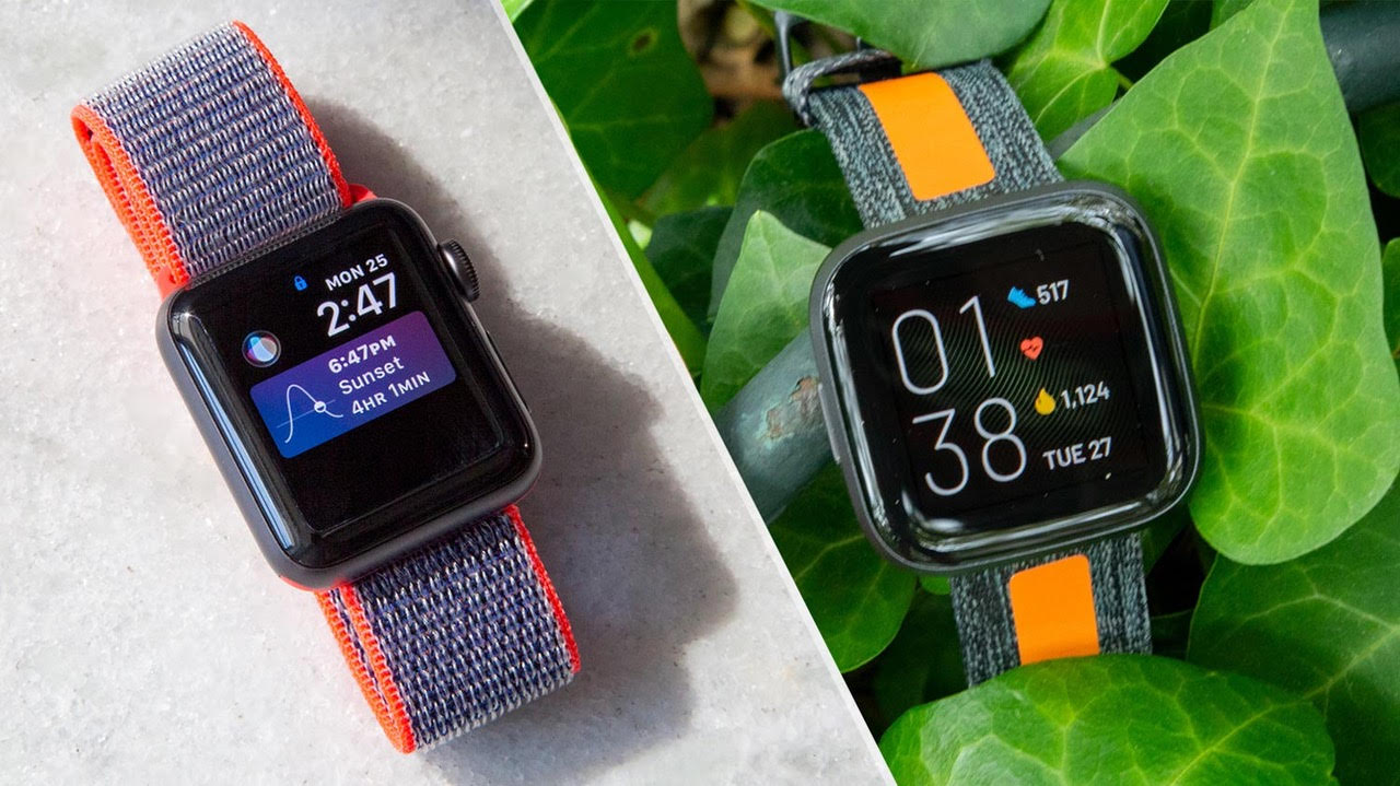 which is better fitbit versa 2 or apple watch