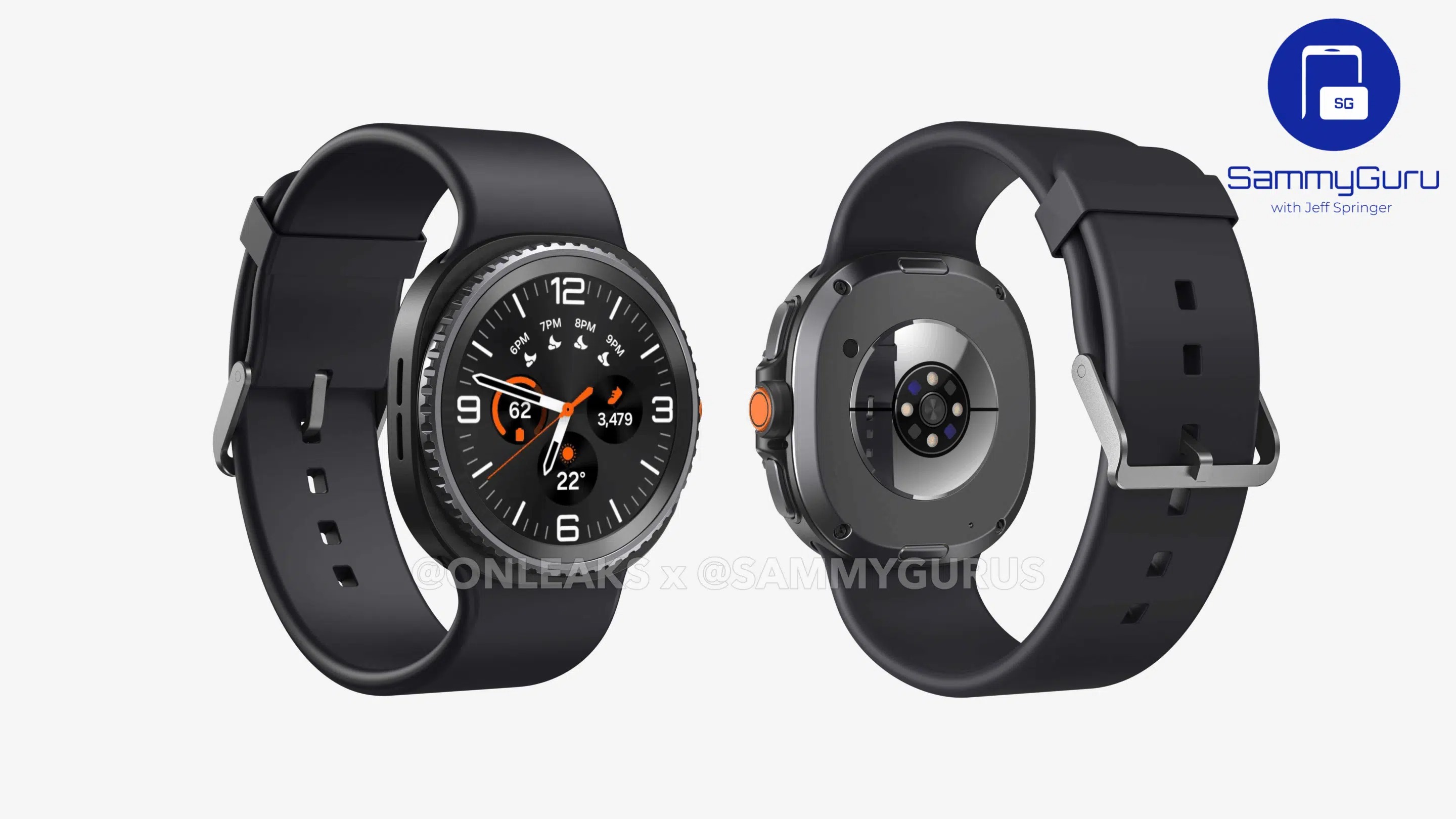 Renders of the Samsung Galaxy Watch 8 Classic