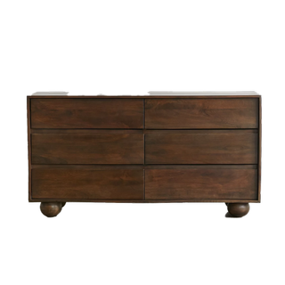 traditional dark wood dresser