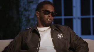 P. Diddy appears during an interview with Caresha Please