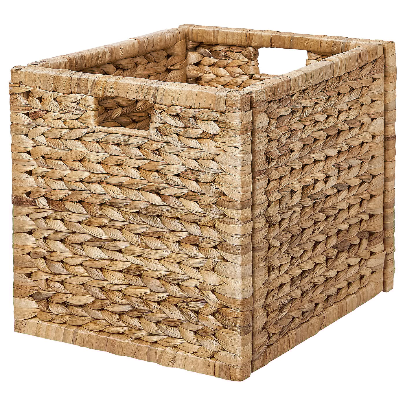 Labbsal Basket - Handmade Water Hyacinth 12 &amp;frac12;x13 &amp;frac12;x12 &amp;frac12; &quot;