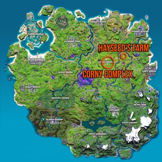 Fortnite cow decoys locations map
