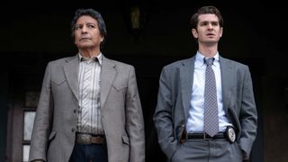 GIL BIRMINGHAM as Bill Taba, ANDREW GARFIELD as Detective Jeb Pyre