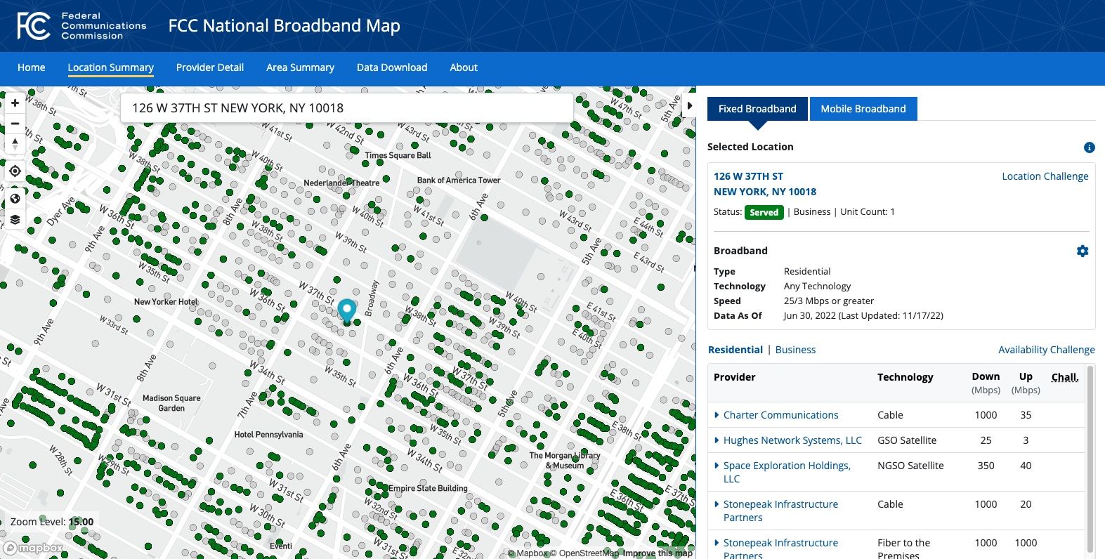 FCC Unveils New Broadband Map Next TV