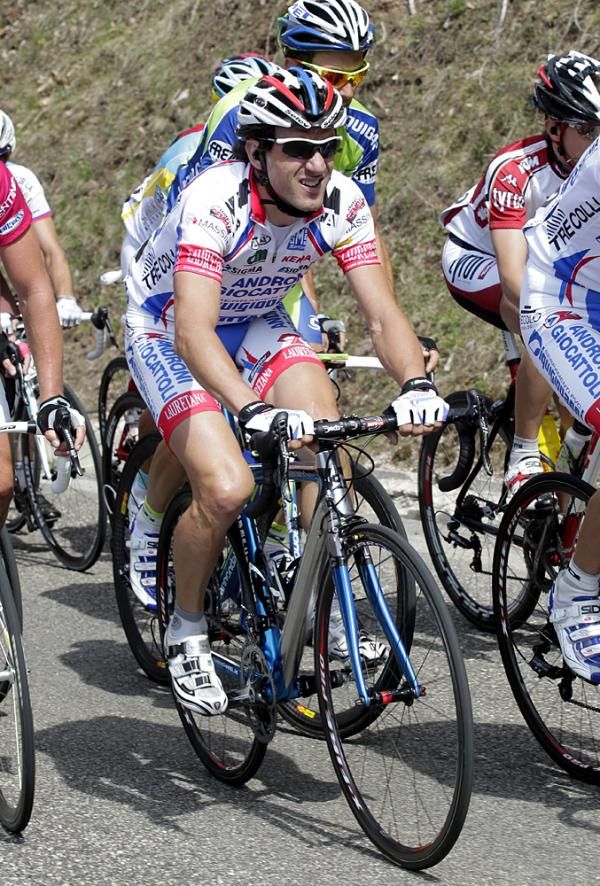 Alessandro Bertolini (Androni Giocattoli) in the peloton before his successful attack