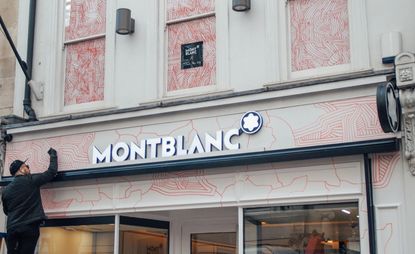 Montblanc rings in festivities with unconventional street art