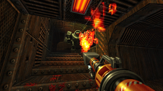 A very angry looking robot from Supplice's new 4th episode