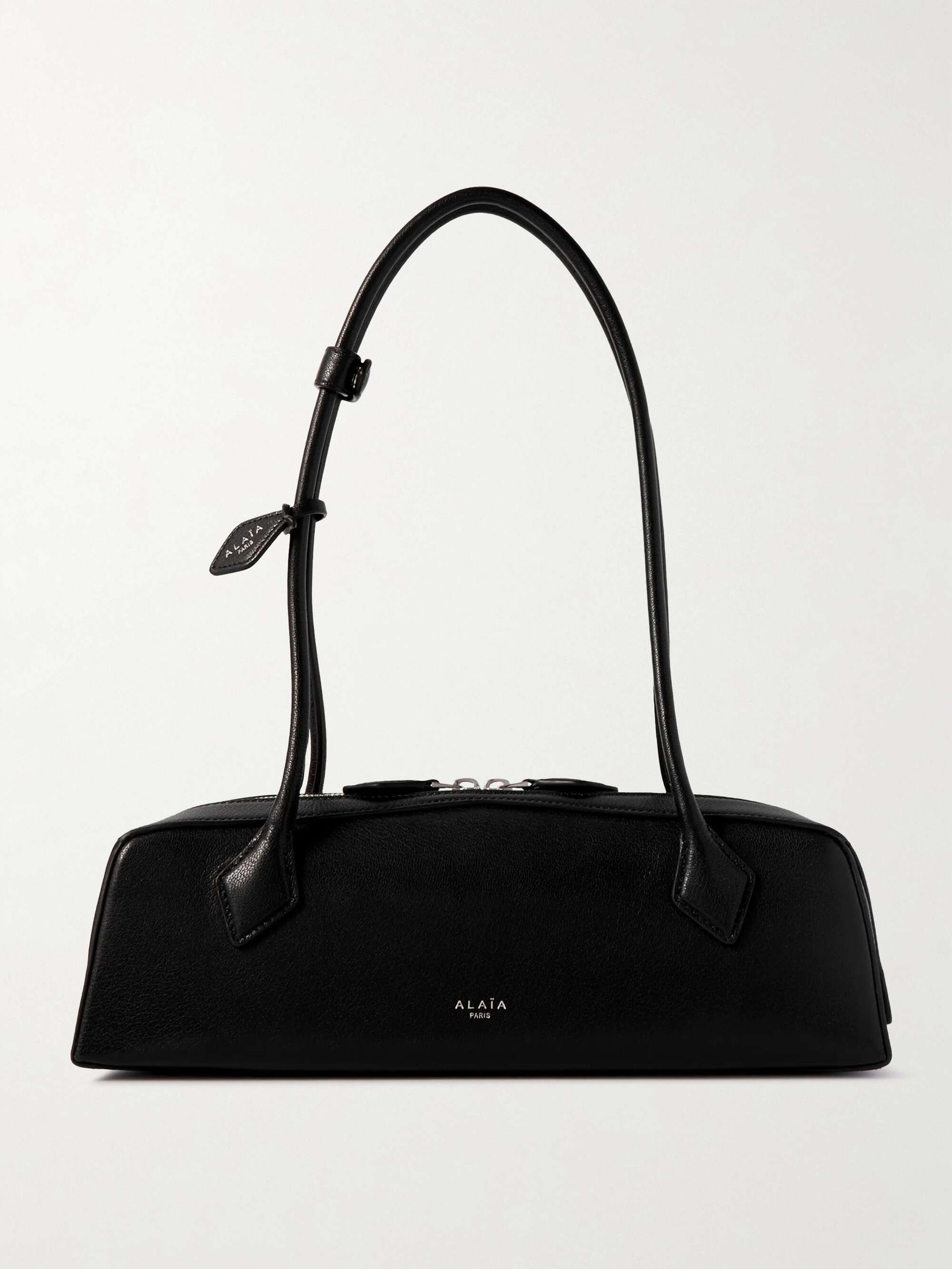 Le Teckel Textured-Leather Shoulder Bag