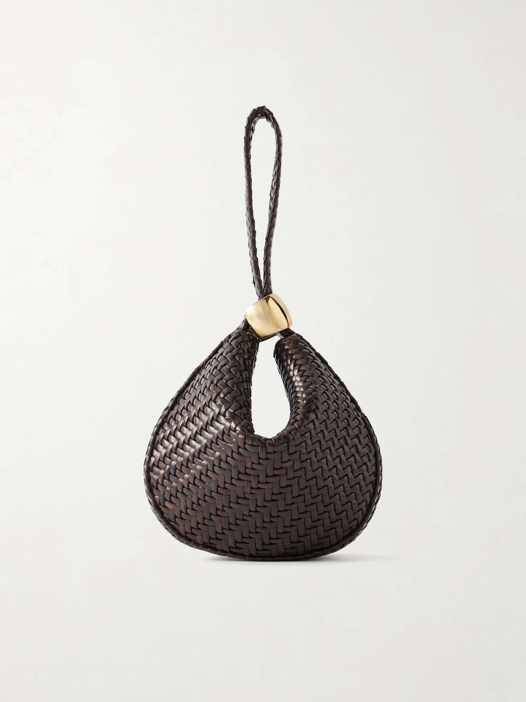 The Zambia Woven Leather Clutch Bag