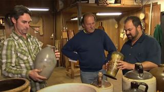 Frank Fritz and Mike Wolfe appear in American Pickers on History
