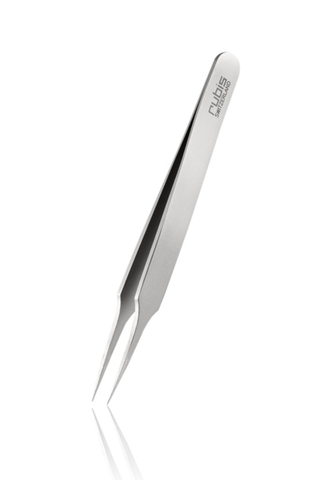 A pointed Rubis tweezer set against a white background.