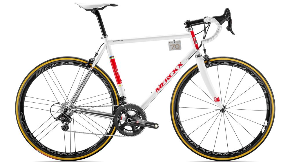 The limited-edition EDDY70 line commemorates Eddy Merckx's forthcoming 70th birthday