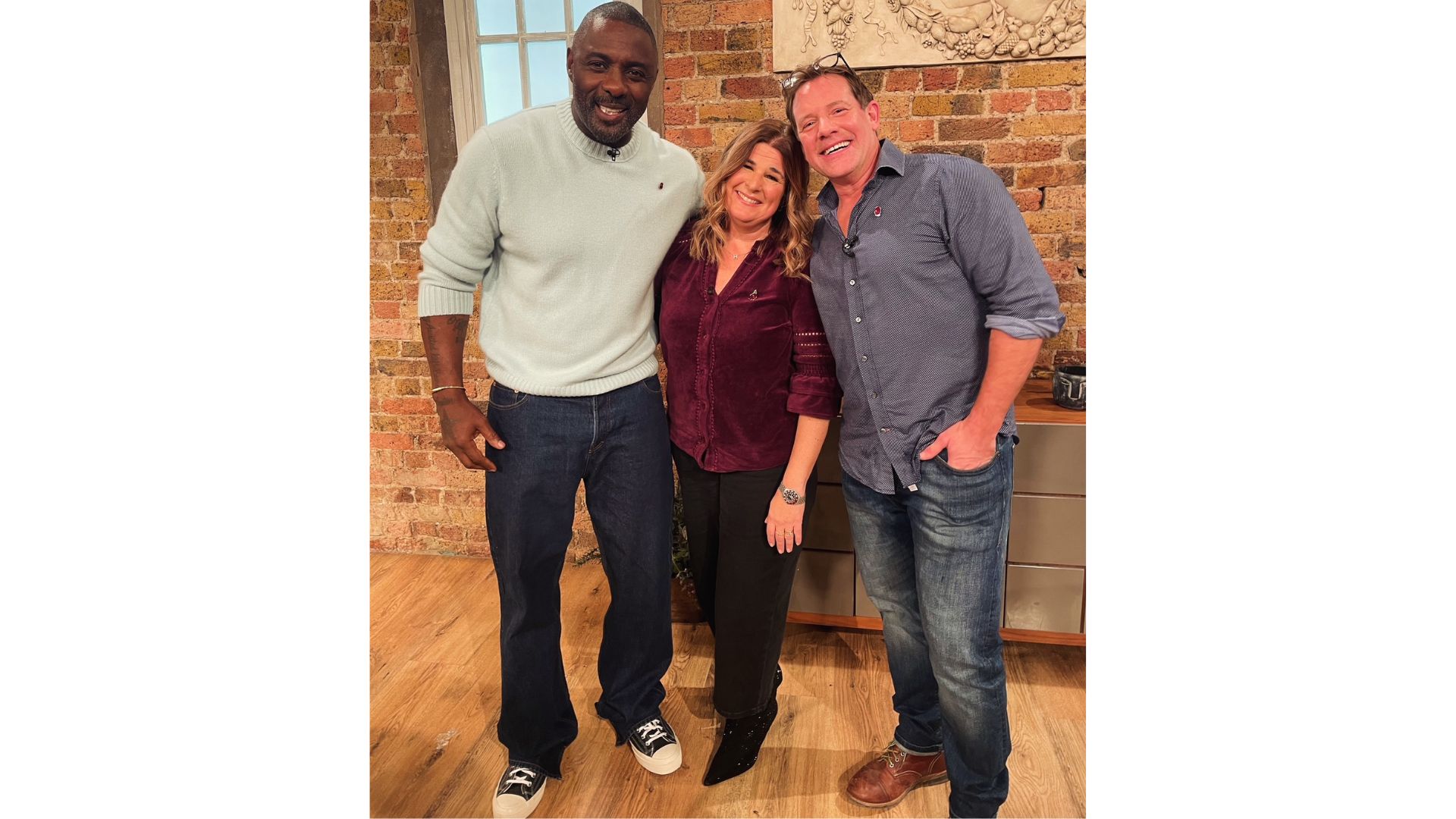 Helen McGinn with Idris Elba
