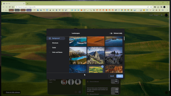 Google Chrome tests Material You dynamic colors for new tabs | Android ...