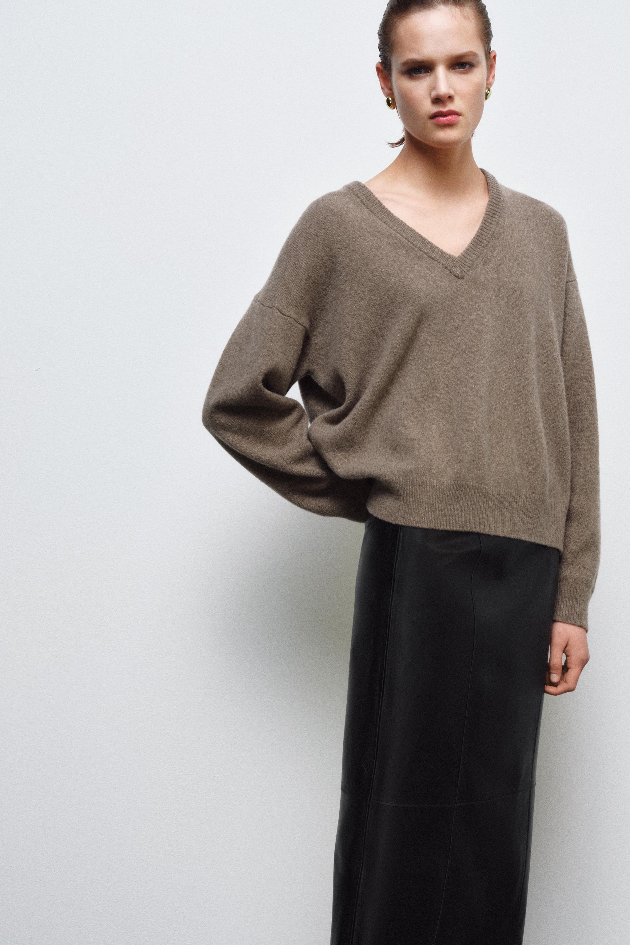 Zw Collection Limited Edition 100% Leather Skirt