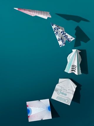 Studio Glithero: Pioneering duo that reimagine design as performance art. Pictured: Paper Planes, Wallpaper* Handmade 2011