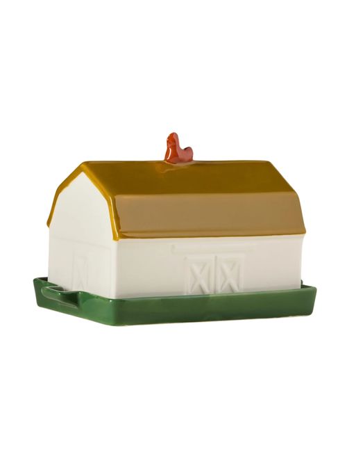Molly Yeh Stoneware Barn Butter Dish