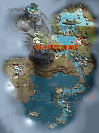 god of war ragnarok mystical heirloom dragon statue Dragon Beach map location in Svartalfheim