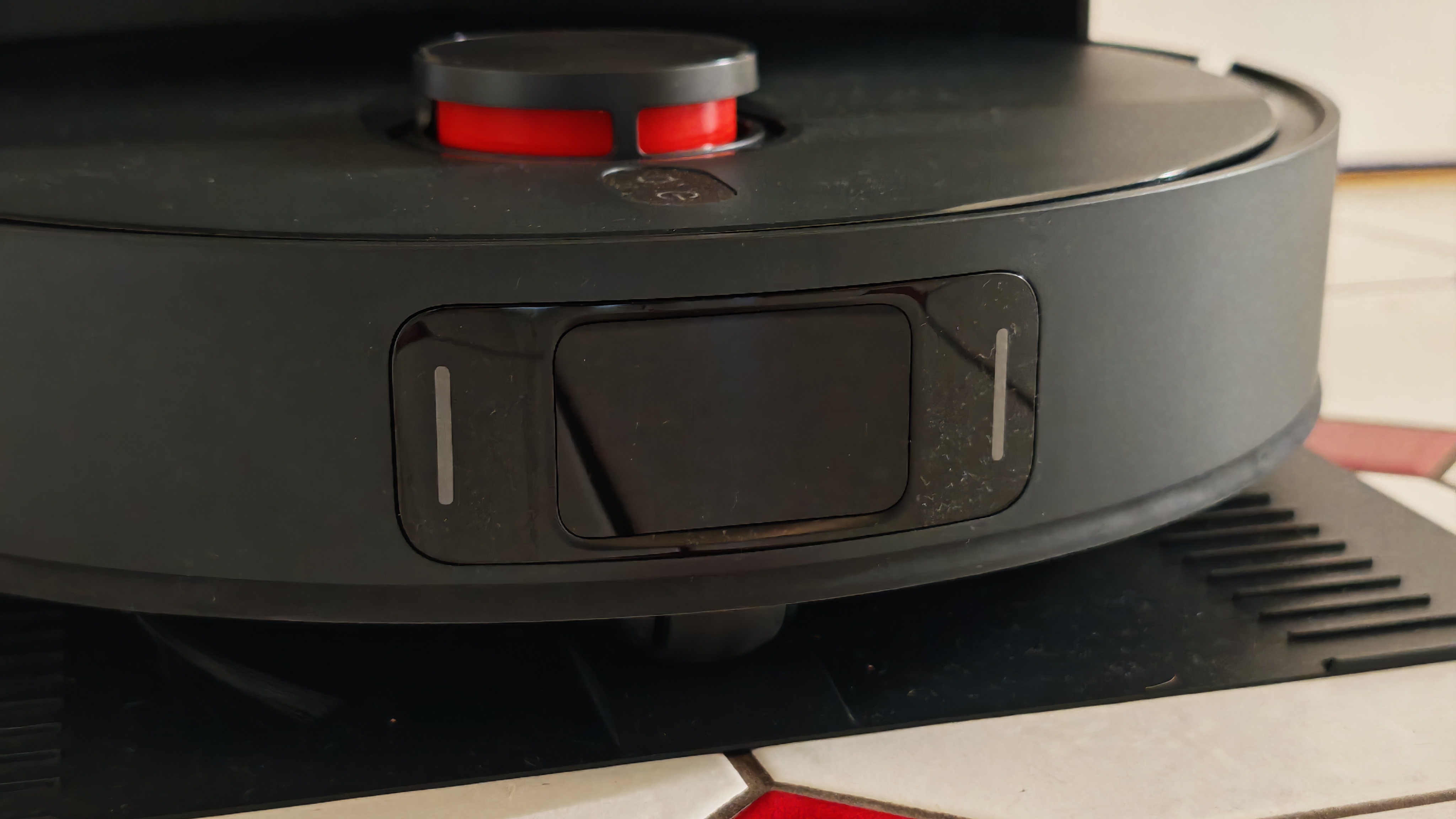 The Robot Vacuum X20 Max from Xiaomi in a hallway with a tiled floor