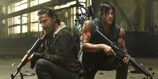 Andrew Lincoln and Norman Reedus in The Walking Dead