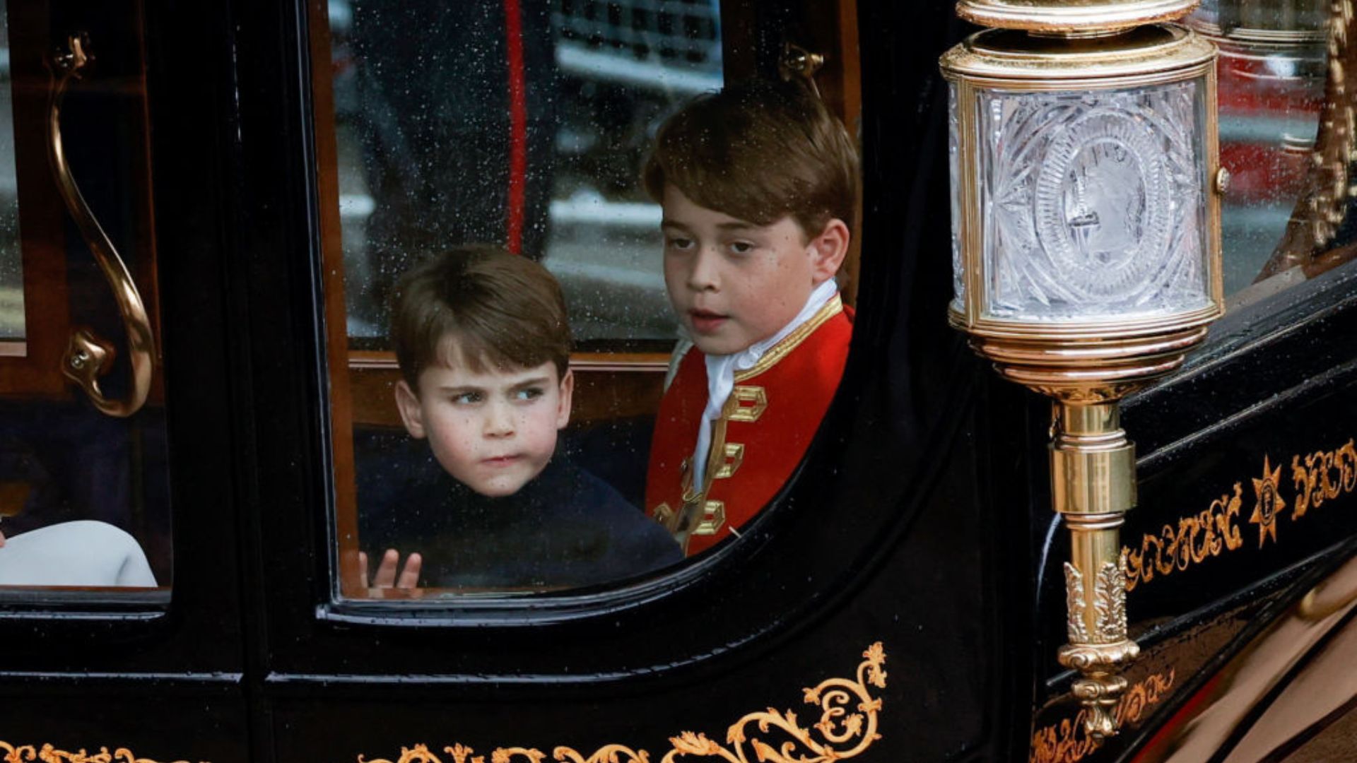Prince George at the coronation