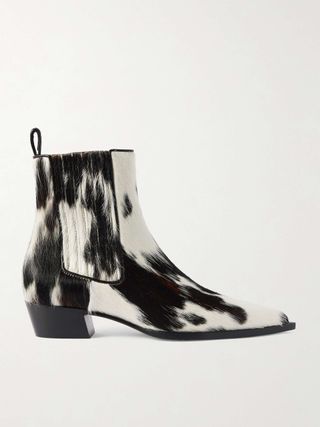 Cheliviss Calf Hair Ankle Boots