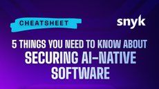5 Things You Need to Know About Securing AI-Native Software