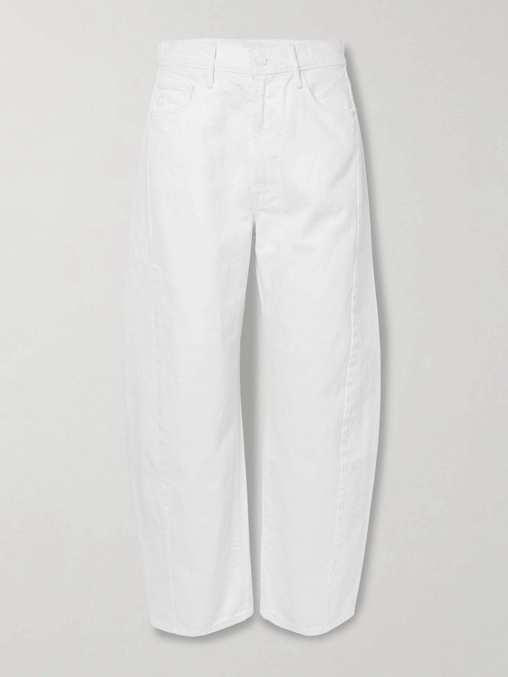 The Full-Pipe Ankle Mid-Rise Wide-Leg Jeans