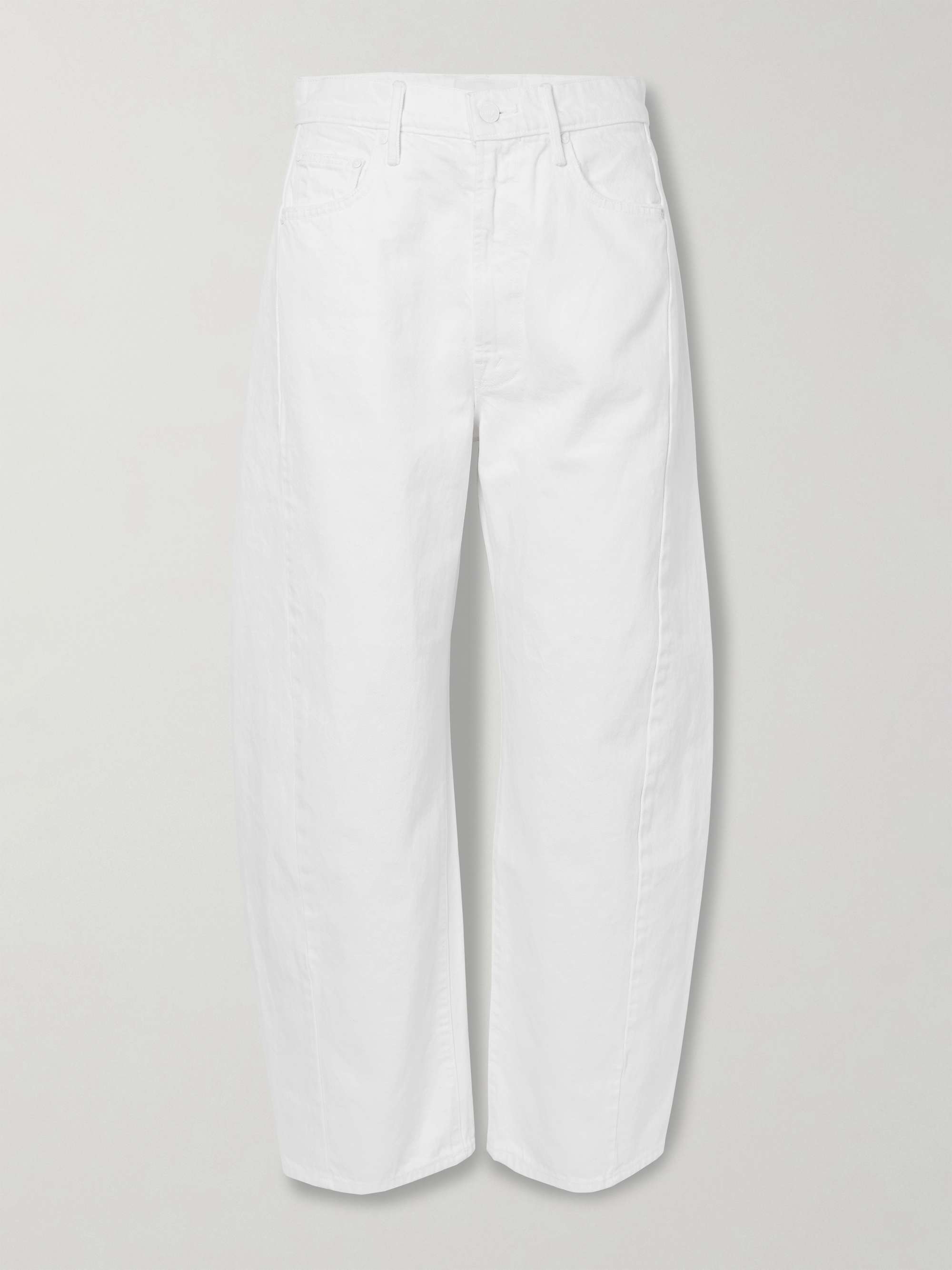 The Full-Pipe Ankle Mid-Rise Wide-Leg Jeans