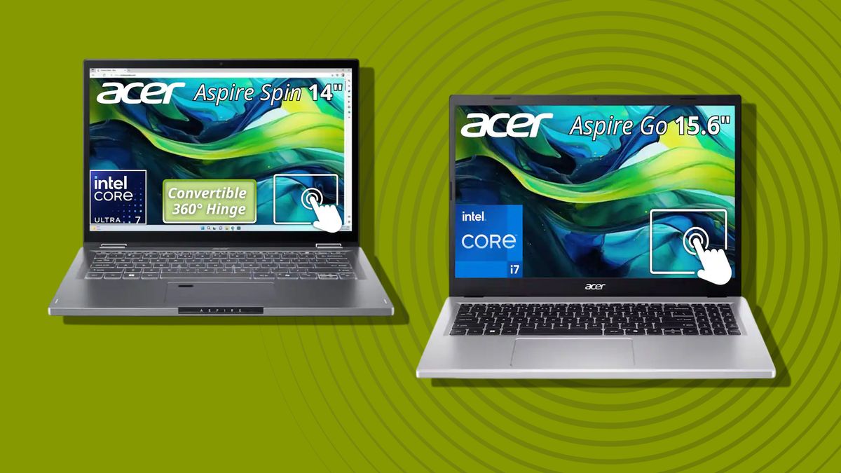 Aspire Go 15 vs Aspire Spin 14: Which discounted Acer laptop should you go for in Best Buy's 'Black Friday in July' sale?