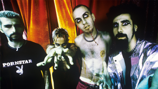 System Of A Down in wild face paint
