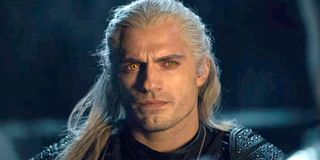 Henry Cavill as Geralt of Rivia amber eyes The Witcher Netflix