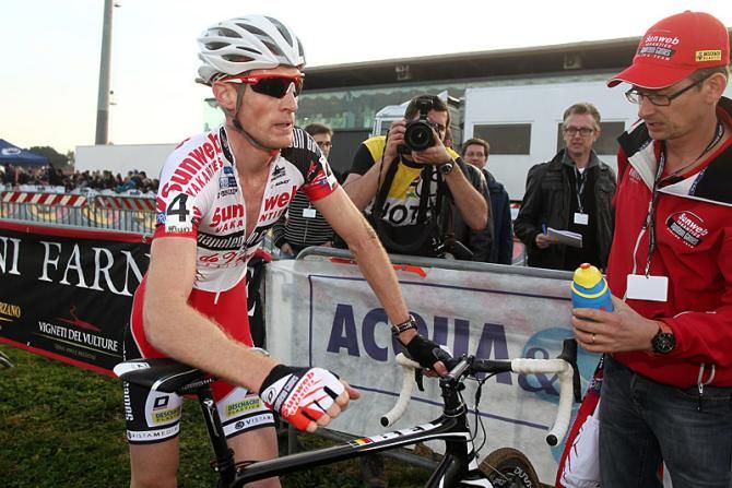 A disappointed Klaas Vantornout at the finish in Rome after a dropped chain late on the last lap cost him a podium result.