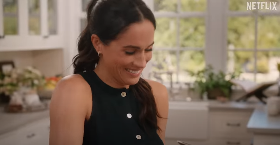 Meghan Markle wearing a Doen Bryony Dress