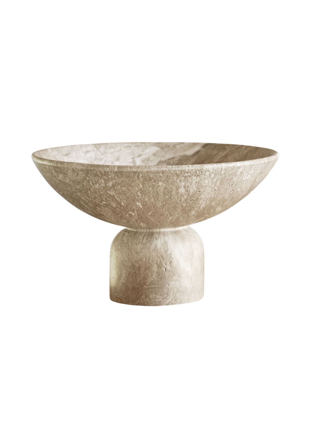 Next, Natural Marble Effect Resin Sculptural Bowl - Size One