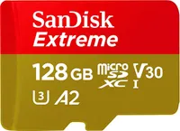 SanDisk Extreme 128GB MicroSD card: was $25 now $14 @ Amazon
Lowest price!