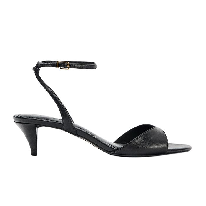 ZARA, Ankle Strap Heeled Sandals