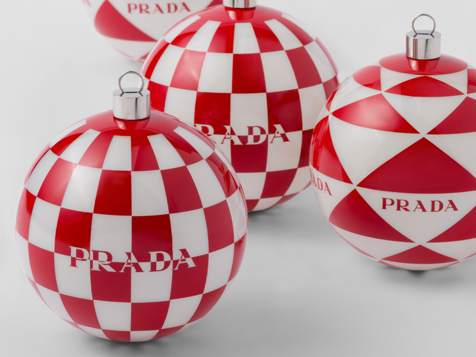Endearing Prominent Red and White Christmas Ornament | OrnamentallyYou