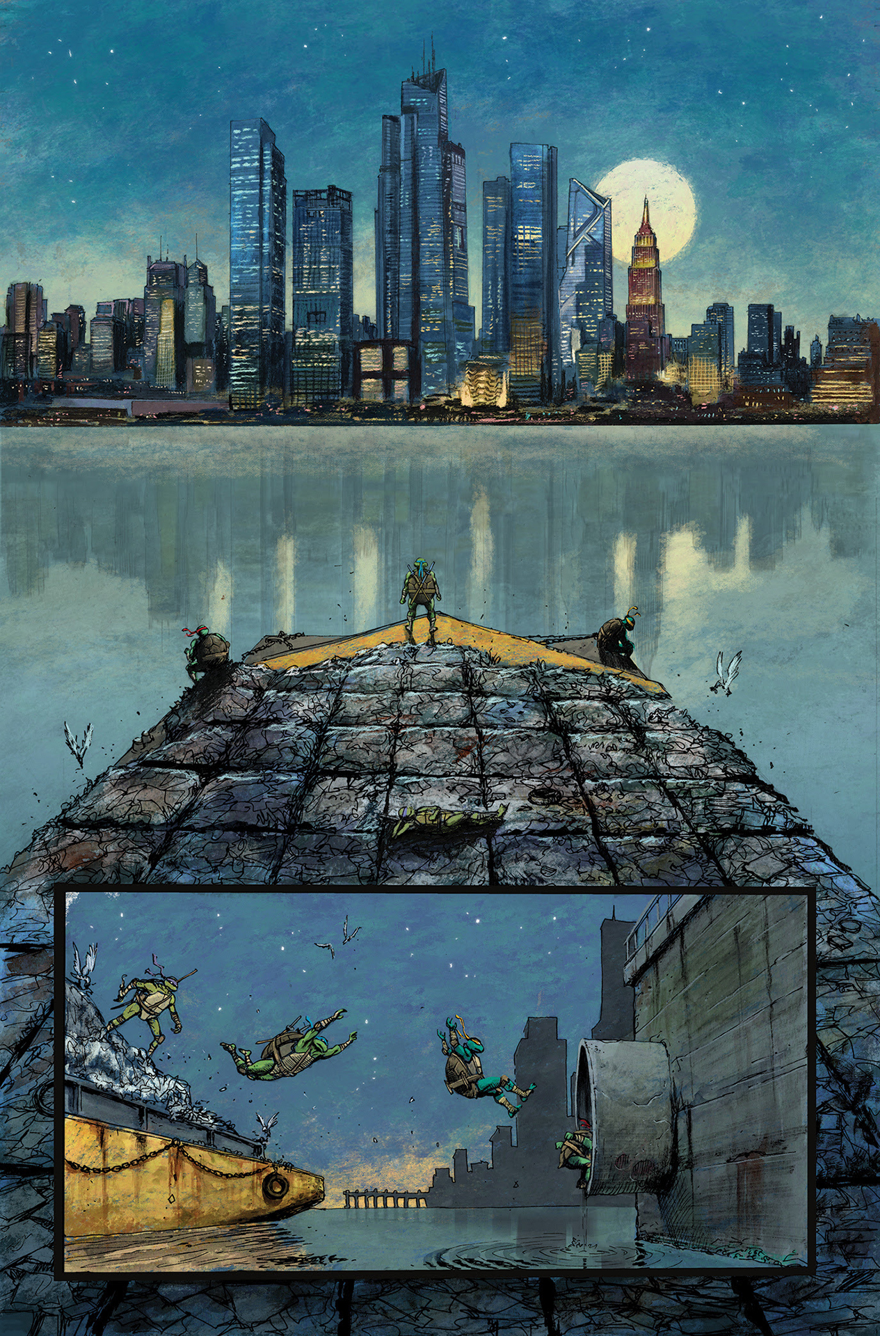 El relanzamiento de Teenage Mutant Ninja Turtles recluta al artista Juan Ferreyra mientras las TMNT se reúnen en Nueva York