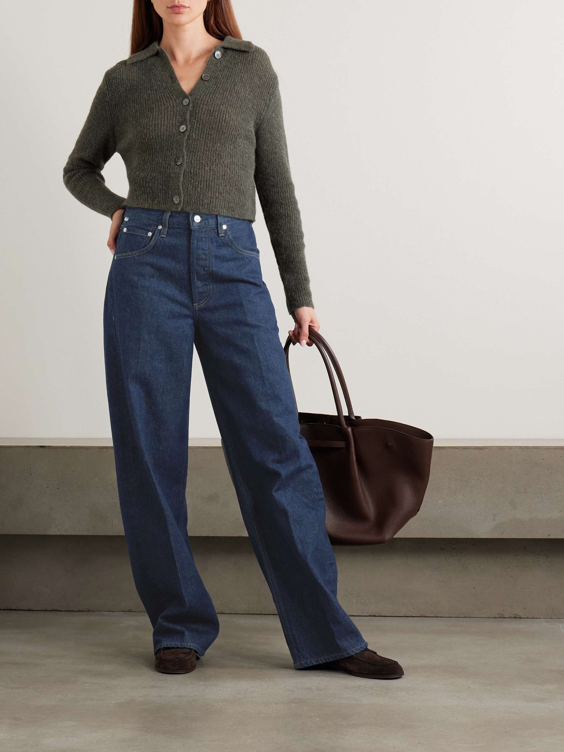 Ayla Baggy Mid-Rise Wide-Leg Jeans
